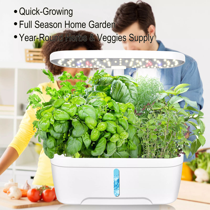Mini Indoor Herb Gardening Starter Kit [LED Included]