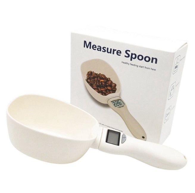 Led Display Cat Food Spoon Scale