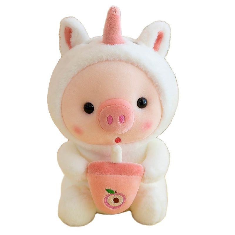 Girl Pink Pig Plush Toy