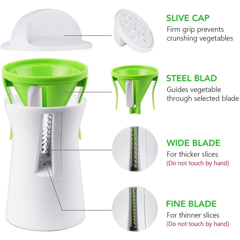 Kitchen Heavy Duty Spiralizer Vegetable Slicer