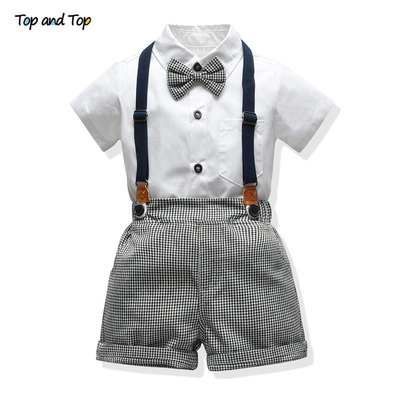 Newborn Boy Shorts Sleeve Outfits Sets