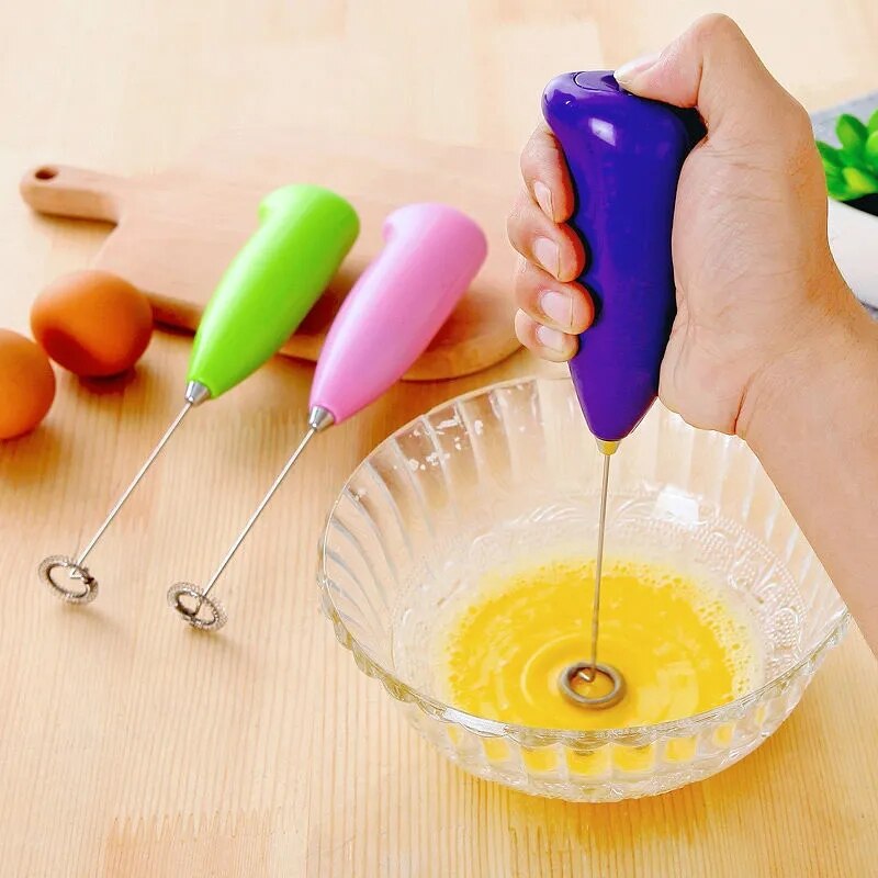 Electric Milk Drink Coffee Whisk Mixer