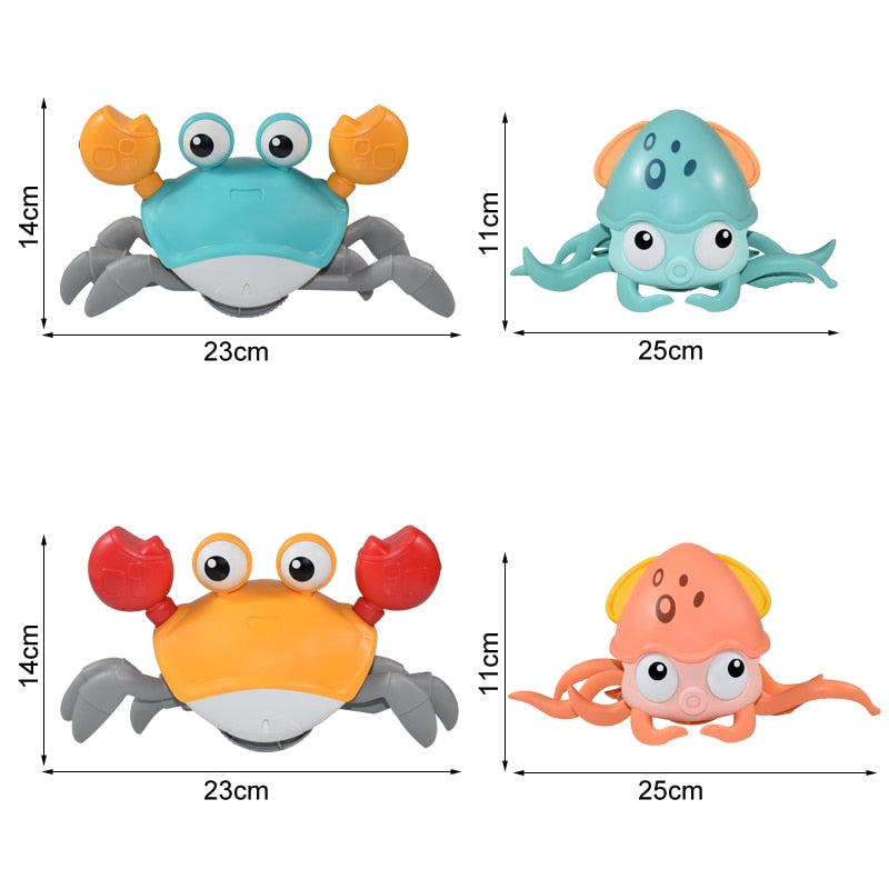 Pet Crab Octopus Crawling Toy