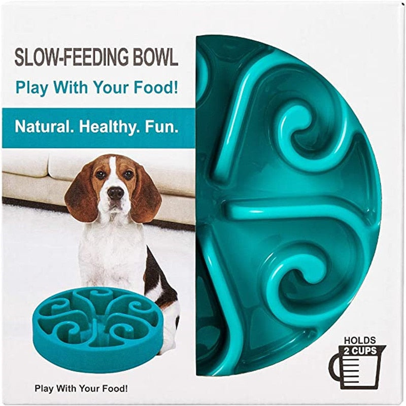 Dog Non Slip Slow Feeder Bowl