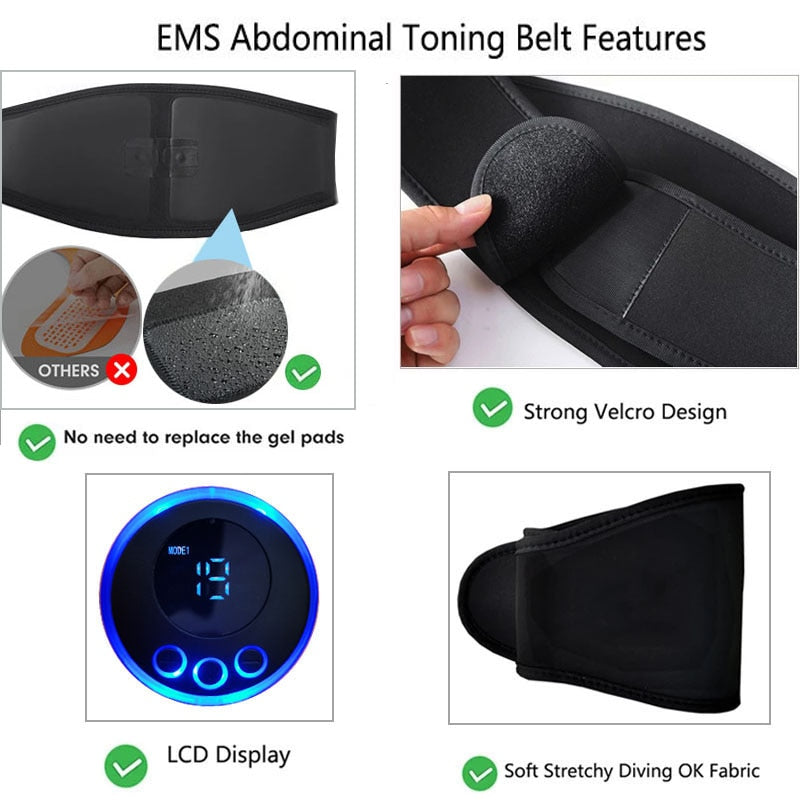 EMS Muscle Stimulator Belt