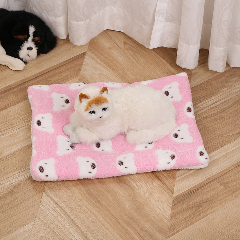 Soft Flannel Pet Blanket Pad