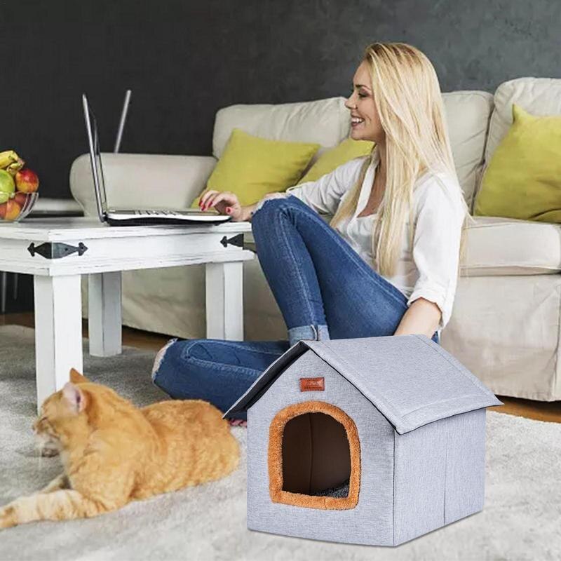 Indoor Portable Dog House Bed