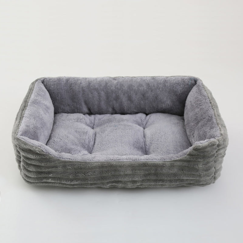 Dog Square Plush Kennel Sofa Bed