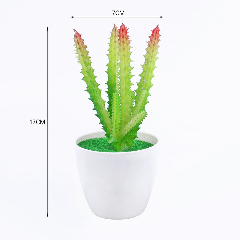 Mini Artificial Plants Bonsai Small Simulated Aloe Tree Pot Plants Fake Flowers Office Table Potted Ornaments Home Garden Decor