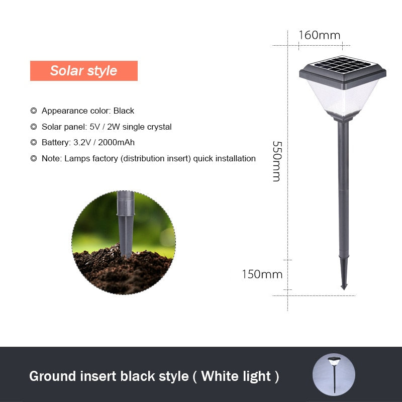 LED Solar Lamp Outdoor