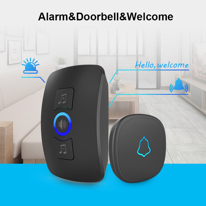 Wireless Doorbell System  Home Security Welcome Smart Doorbell Kit