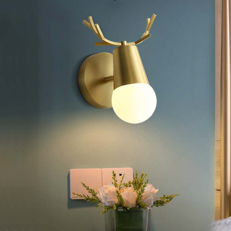 LED Antlers Wall Lamp
