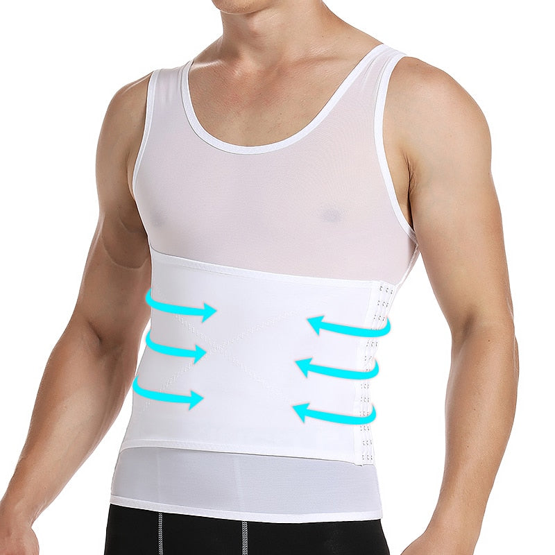 Men Compression Tummy Control Waist Trainer