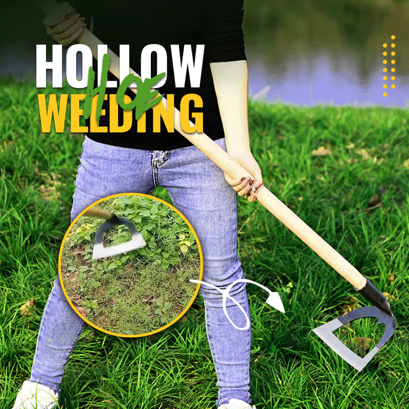 Hollow Hoe Weeding Rake Labor-saving