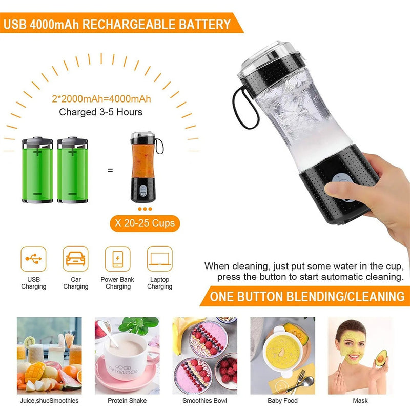 Electric Personal Portable Juicer