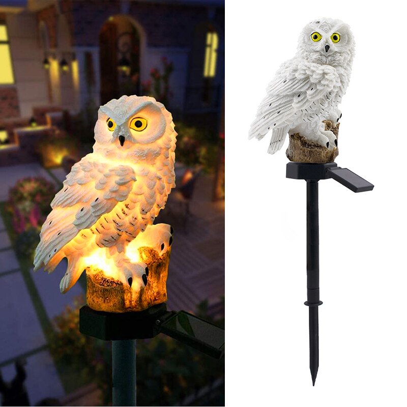 Owl LED Lights Garden Yard Decoration