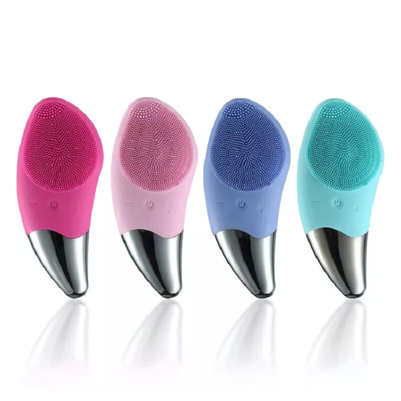 USB Electric Silicone Facial Cleansing Brush