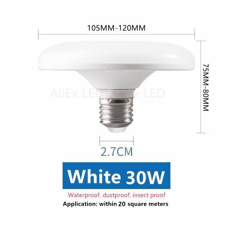 E27 LED Bulb 220V UFO Lamp E27 LED Lamps Cold White 15W 20W 40W 50W 60W 70W Bombillas Ampoule LED Bulb Lights for Home Lighting