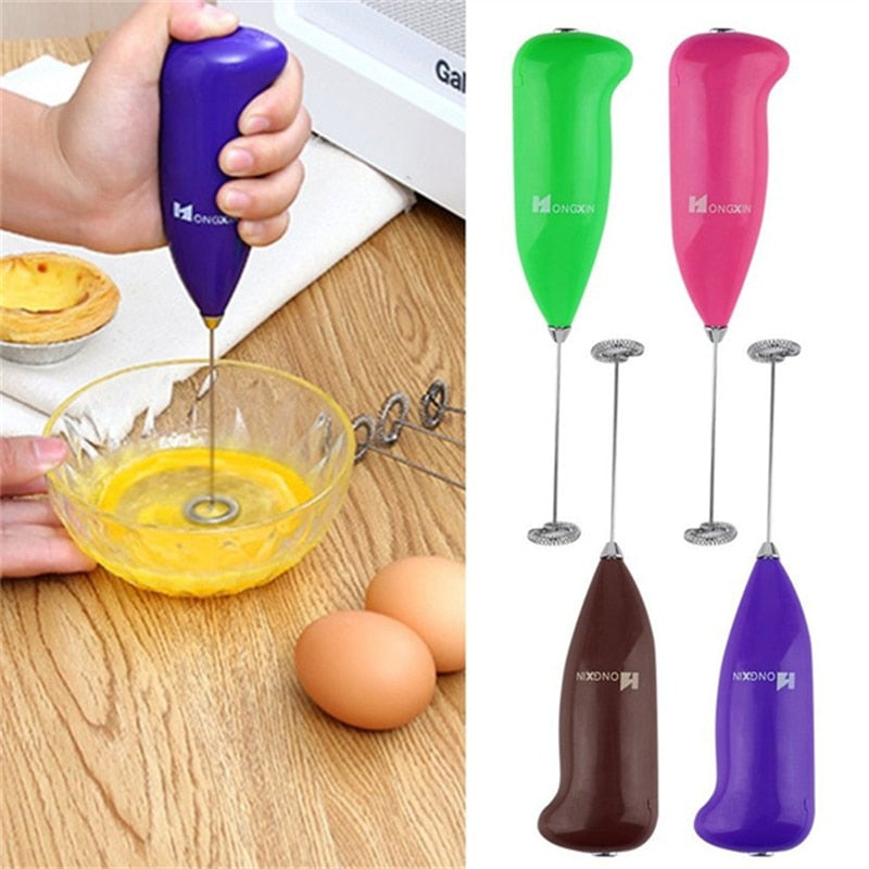 Electric Milk Drink Coffee Whisk Mixer