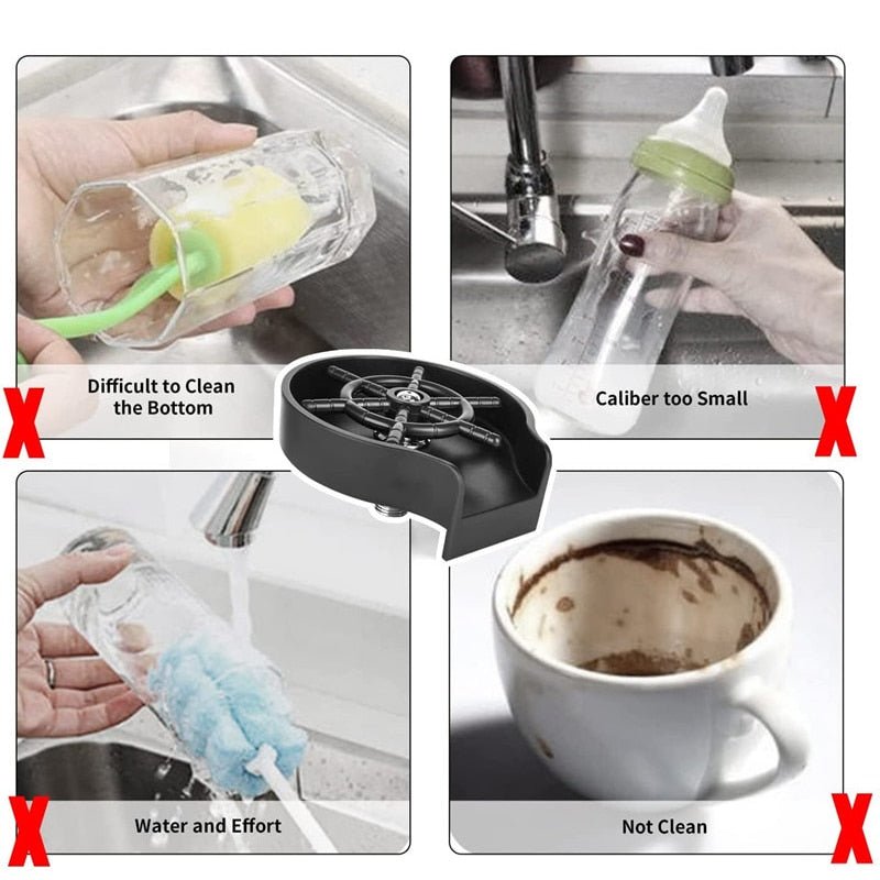 Automatic Cup Washer Faucet