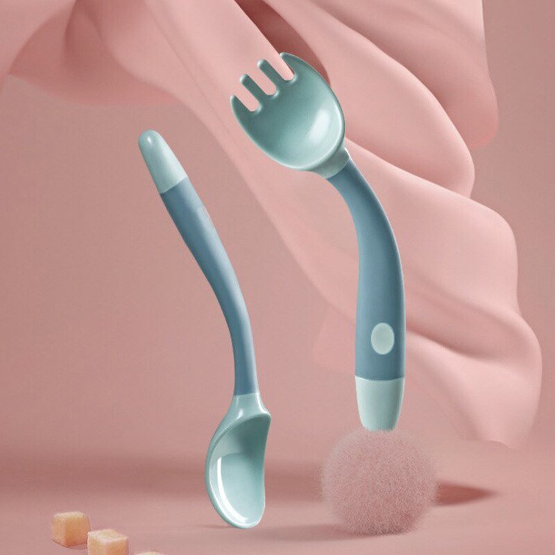 Baby Children Spoon Fork Set - HORTICU