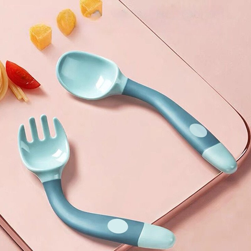 Baby Children Spoon Fork Set - HORTICU