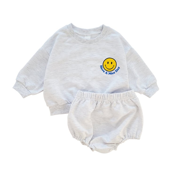 Baby Girls Cotton Smiley Clothes Sets - HORTICU