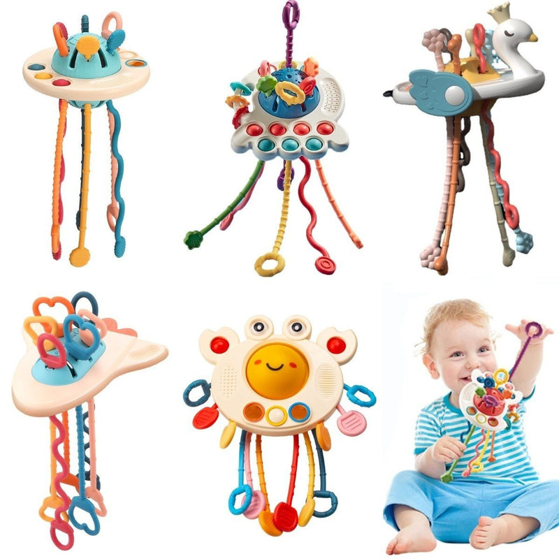 Baby Pull String Finger Grasp Toys - HORTICU