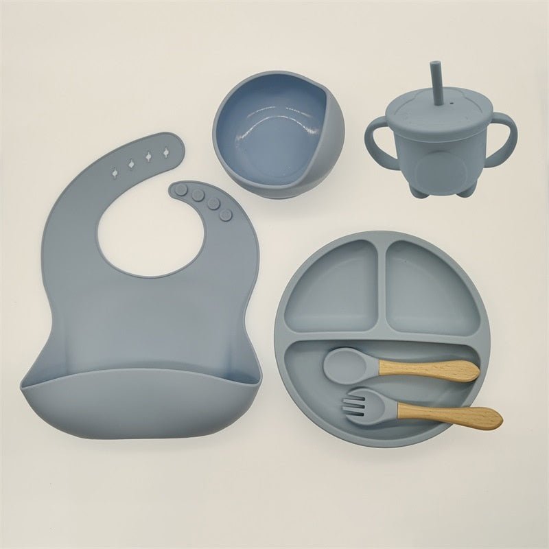 Baby Silicone Dishes Set - HORTICU