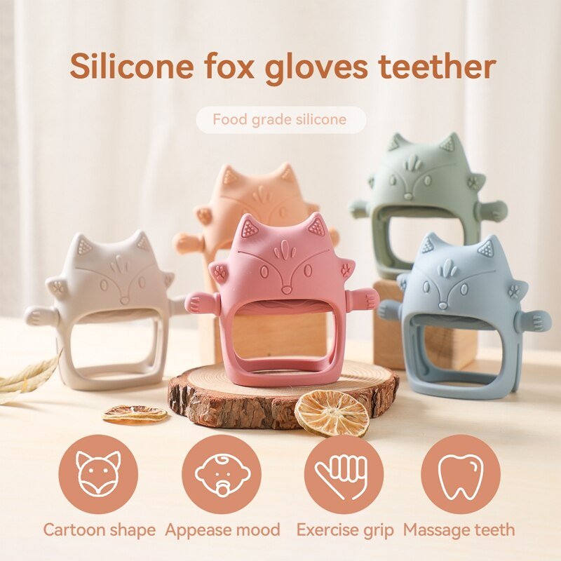 Baby Silicone Teethers Toys - HORTICU