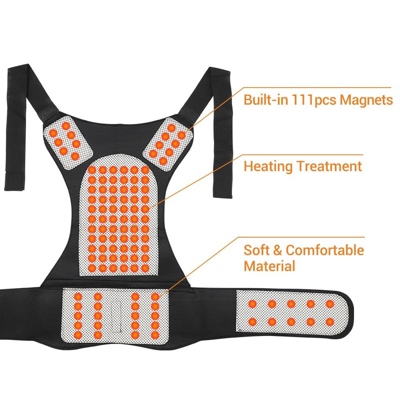 Back Support Magnetic Heating Therapy Waist - HORTICU