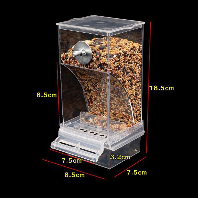 Bird Cage Feeder Cup Bowls Automatic Parrot Seed Feeders - HORTICU