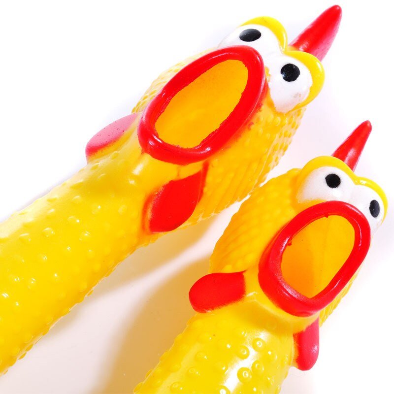 Chicken Squeeze Sound Dog Toy - HORTICU