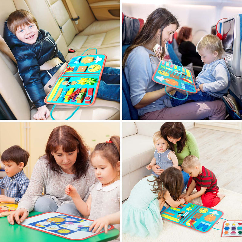 Children Busy Board Preschool Intelligence Learning Toys - HORTICU
