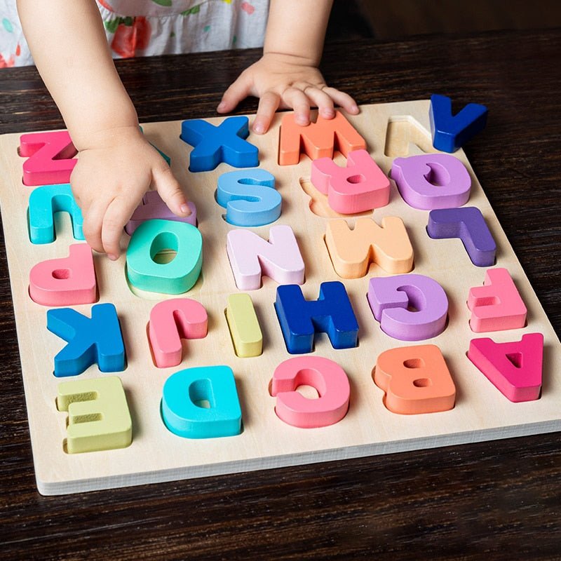 Children Wooden Puzzle Montessori Toys - HORTICU