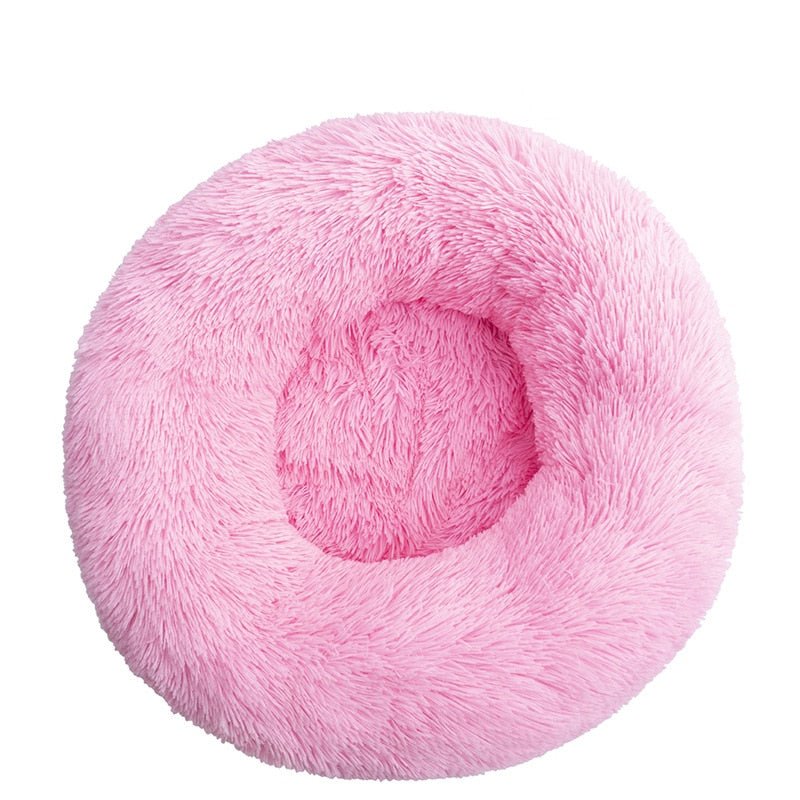 Comfortable Donut Cuddler Round Dog Bed - HORTICU