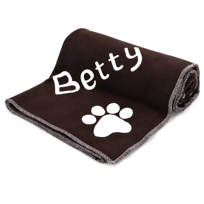 Custom Dog Soft Fleece Blanket - HORTICU