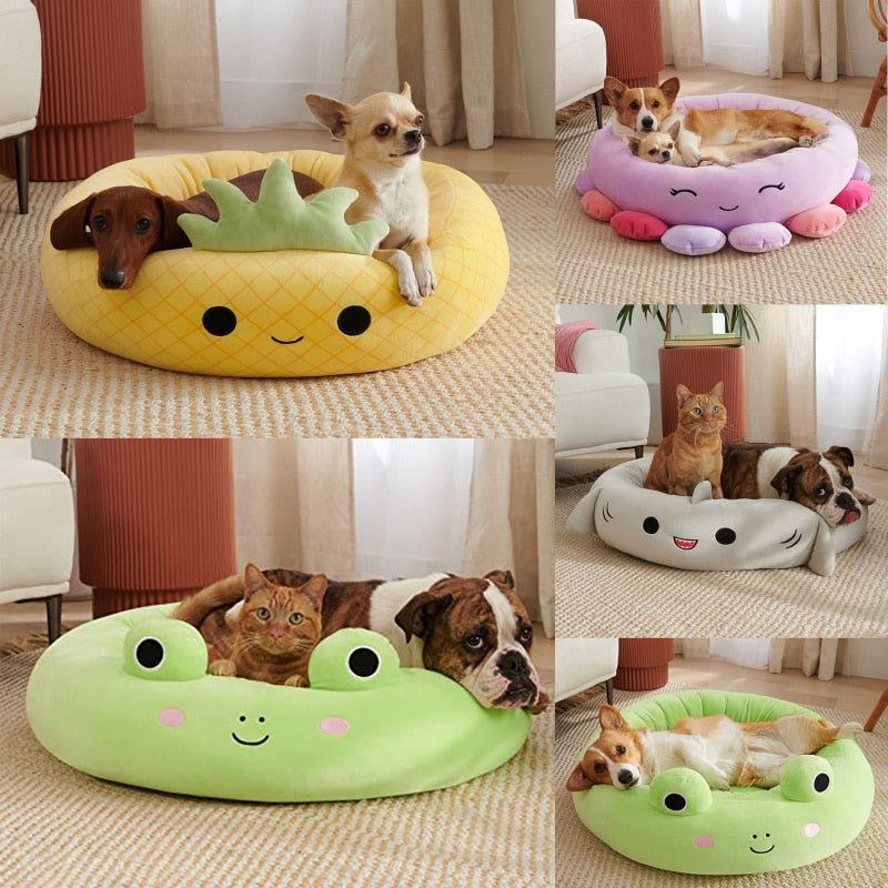 Cute Frog Dog Bed Mat - HORTICU
