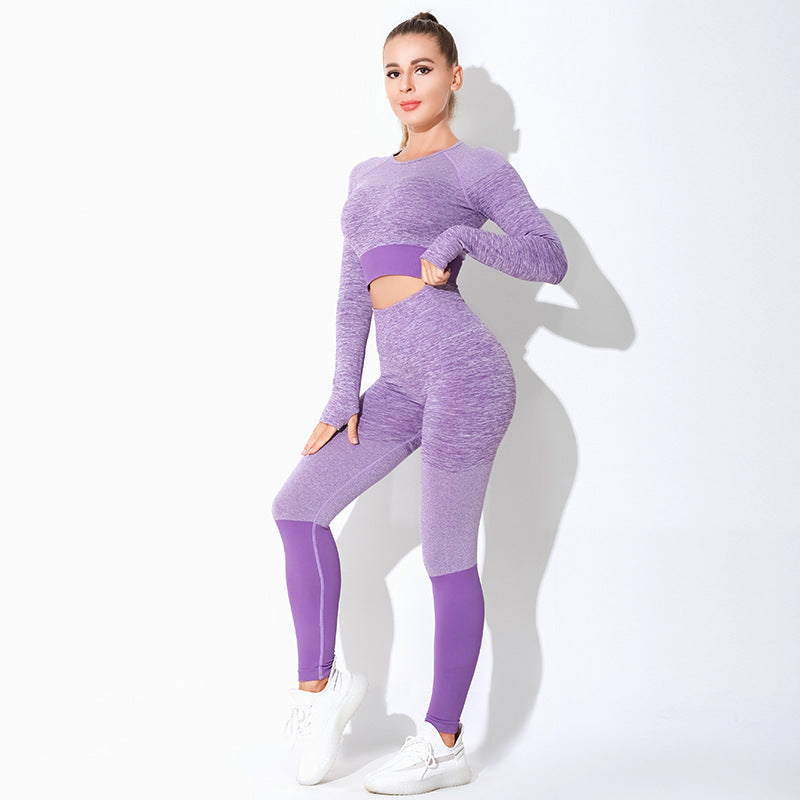 Sportswear Long Sleeve Quick Dry Gym Clothes