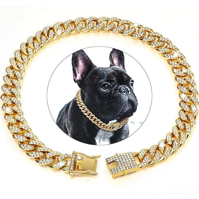 Dog Chain Diamond Cuban Collar - HORTICU