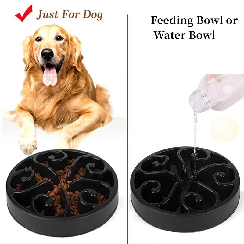 Dog Non Slip Slow Feeder Bowl - HORTICU