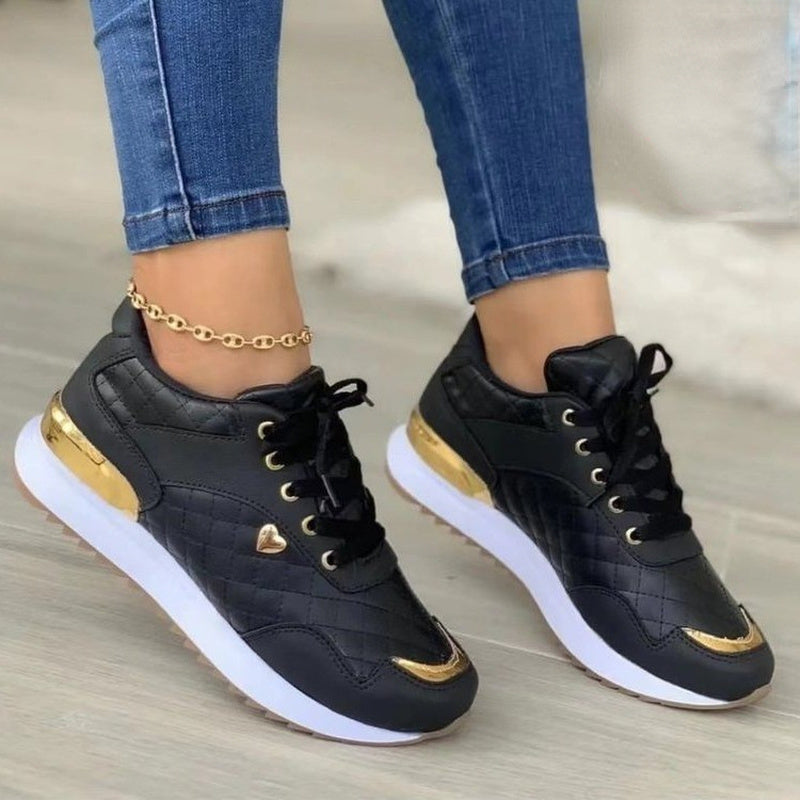 Women‘s Faux Leather Casual Shoes